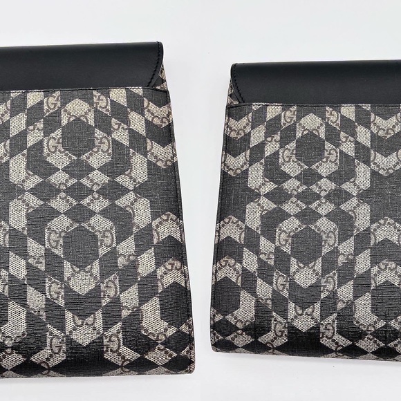 Authentic Gucci Supreme Canvas Caleido Print large Clutch - Picture 4 of 11